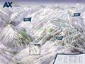 Trail map Ax 3 Domaines – Ax-les-Thermes