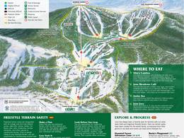 Trail map June Mountain