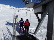 Dedicated staff at the drag lift