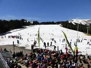 Beginner area in the Pal sector at La Caubella (arrival of the gondola lift from La Massana)