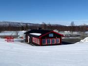 Heated lounge in the Hemavan ski area