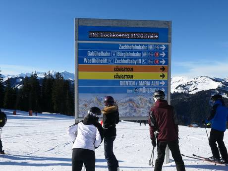 North Eastern Alps: orientation within ski resorts – Orientation Hochkönig – Maria Alm/Dienten/Mühlbach