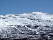 Freeride slopes in Abisko
