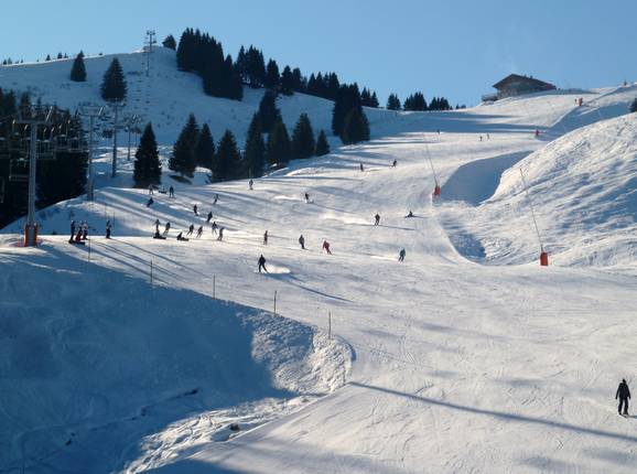 Marmotte downhill run in Morillon
