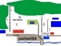 Trail map Horní Vltavice