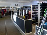Well-maintained ski rental at the valley station