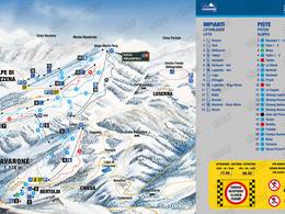 Trail map Lavarone