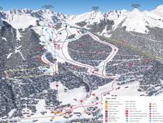 Trail map Ladurns