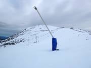 Snowmaking with lances in the Mt. Buller ski area