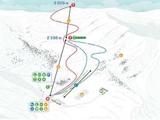Trail map Safed Dara