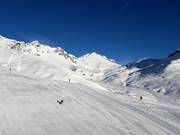 View over the Scuol ski area