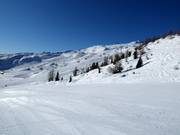 View over the Sillian ski area in the upper section