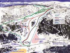 Trail map Kjemsåsen