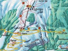 Trail map Sarn (Heinzenberg)