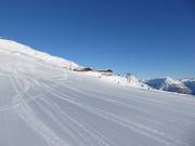 Wide and perfectly groomed slopes await you in the Gargellen ski area.