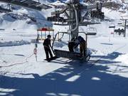 Assistance when boarding the chairlift