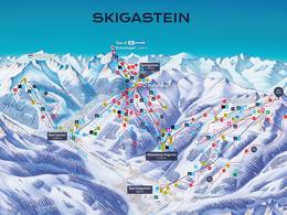 Trail map Sportgastein