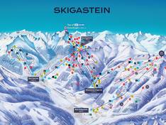 Trail map Sportgastein