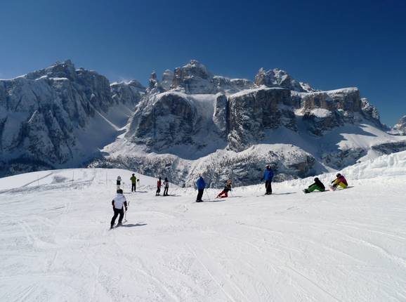 Alta Badia is located right at the famous Sellastock
