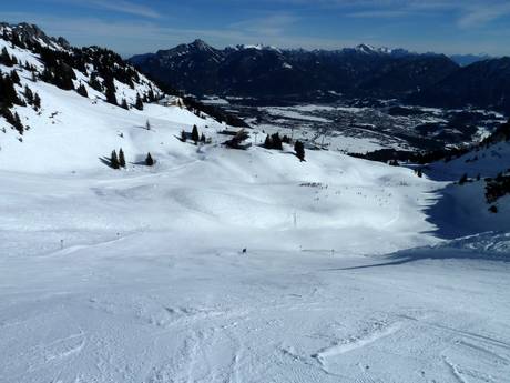 Naturparkregion Reutte: size of the ski resorts – Size Hahnenkamm – Höfen/Reutte