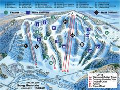 Trail map Song Mountain