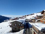 View of the accommodations in La Rosière