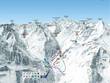 Trail map of the ski resort Vent
