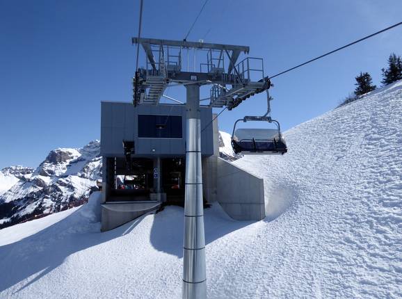 Bergläger-Höchsthorn - 4pers. High speed chairlift (detachable) with bubble