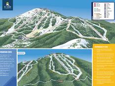 Trail map Mt. Spokane