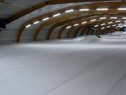 Groomed slope in the Ice Mountain ski hall