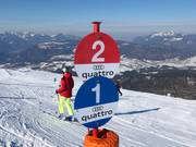 Clear slope marking
