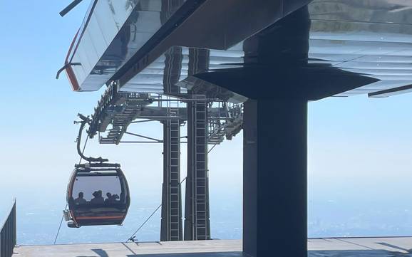 Biggest height difference in Zagreb County (Zagrebačka županija) – ski resort Sljeme (Medvednica) – Zagreb