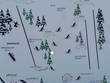 Trail map of the ski resort Velflink – Pernink