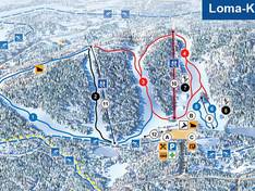 Trail map Loma-Koli