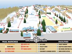 Trail map Snow Trails