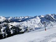 View from Valisera to Versettla in the Nova ski area section