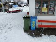 Trash can at the Paradaschierlift