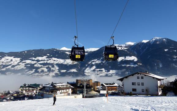 Skiing near Fügen