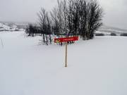 Slope signage in Beitostølen