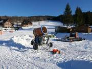Snowmaking in Samoty