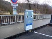 Electric charging station at the valley station in Saint-Lary Village