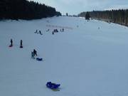 Toboggan slope