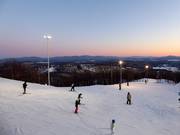 Night skiing