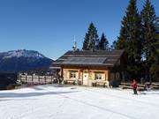 Mountain hut tip Baita del Neff