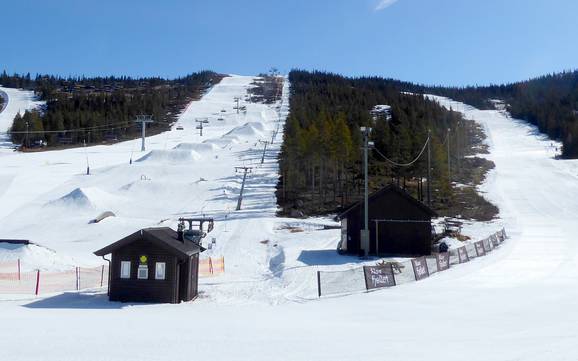 Skiing near Nesbyen