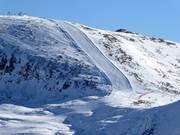 View of the challenging slope Mittager I
