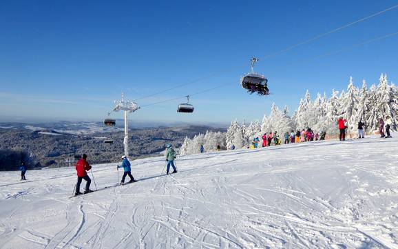 Biggest height difference in the County of Freyung-Grafenau – ski resort Mitterdorf – Almberg