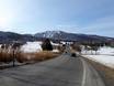 North America: access to ski resorts and parking at ski resorts – Access, Parking Bromont