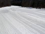 Groomed slope at Whiteface Mountain