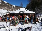 Mountain hut tip Pisten Pub
